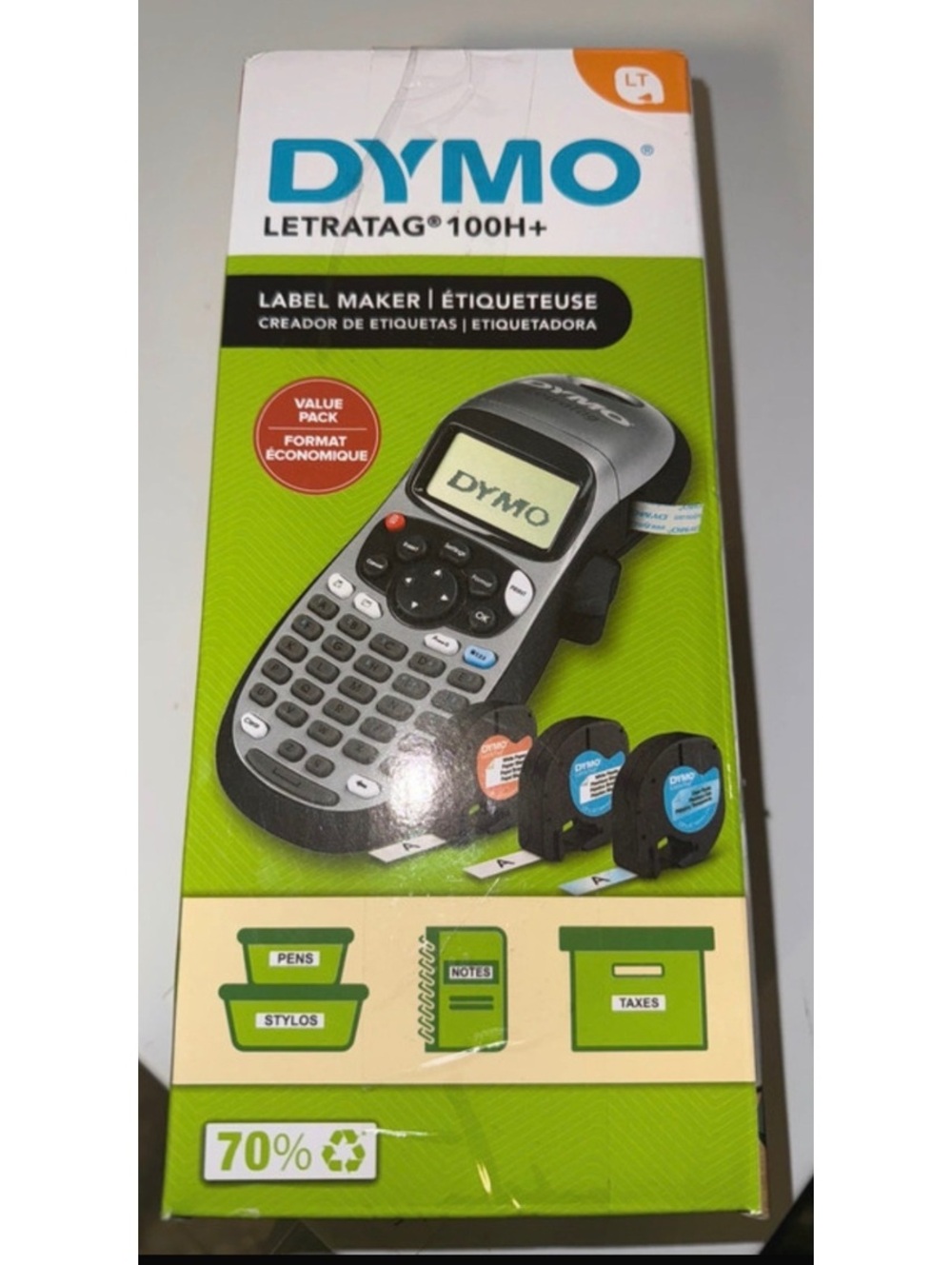 DYMO LetraTag 100H+ Label Maker Value Pack